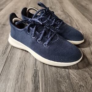 Allbirds Wool Runners Shoes Women’s Size 8 Blue Athletic Sneakers